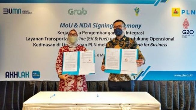 Perkuat Digitalisasi Sistem Transportasi, PLN Kolaborasi dengan Grab