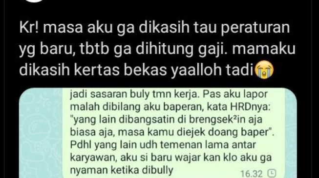 Parah! Kasir Resign Karena Masalah Keluarga dan Sering Dibully, HRD Tega Kasih Kertas Bekas Sebagai Gaji