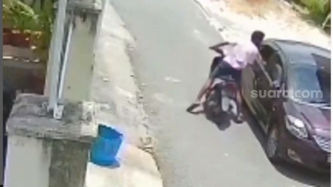 Apes! Maksud Hati Dapat Barang Jarahan, Maling Pecah Kaca Mobil Malah Kehilangan Motor