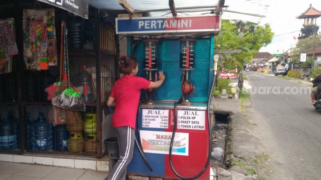 Pedagang Kios Pertamini di Denpasar Kosongkan Pertamax, Ganti Pertalite Karena Lebih Murah