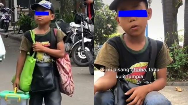 Ibu Sering Kambuh Sakitnya, Bocah Ini Rela Gantikan Jualan Jajan Keliling