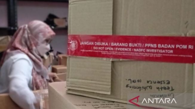 Datangi Rumah di Sarijadi Bandung, BPOM Sita Obat dan Kosmetik Ilegal Senilai Rp 1,2 Miliar