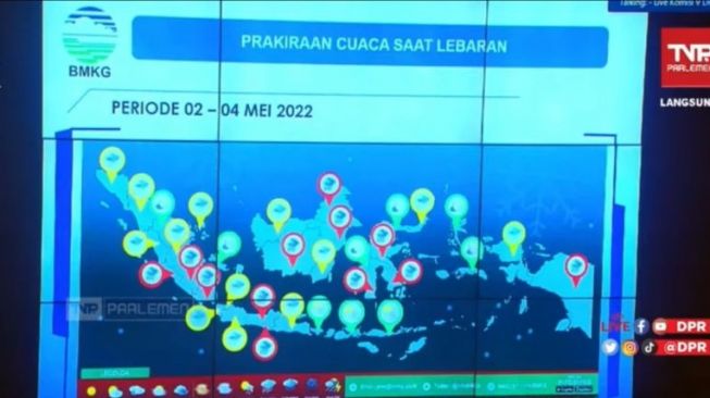 BMKG Prakirakan Cuaca di Sebagian Indonesia Akan Hujan saat Lebaran