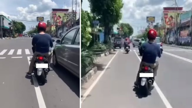 Ngedrift saat Jalan Lurus, Honda BeAT Ini Sukses Bikin Salah Fokus, Publik: Itu Kena Skoliosis