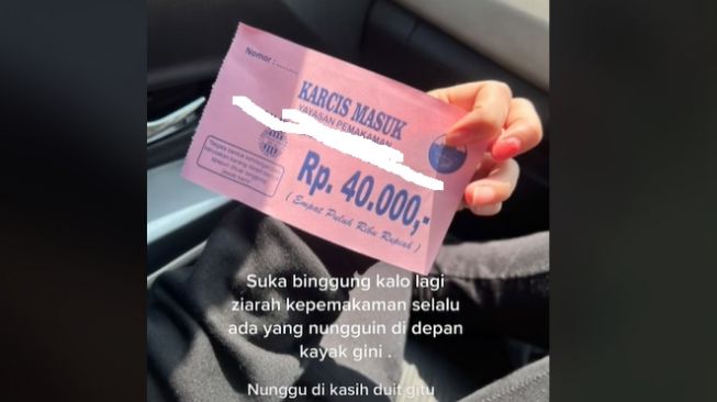 Curhat pemobil kena getok parkir hingga Rp 40 ribu di pemakaman (TikTok)