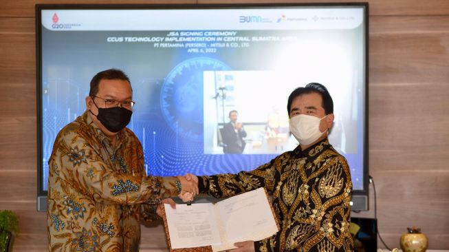 Pertamina Gandeng Mitsui Jajaki Komersialisasi CCUS di Indonesia