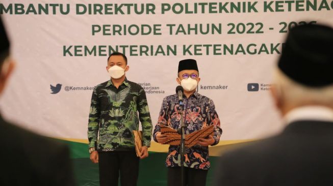 Sekjen Kemnaker: Polteknaker Bisa Jadi Solusi Permasalahan Ketenagkerjaan