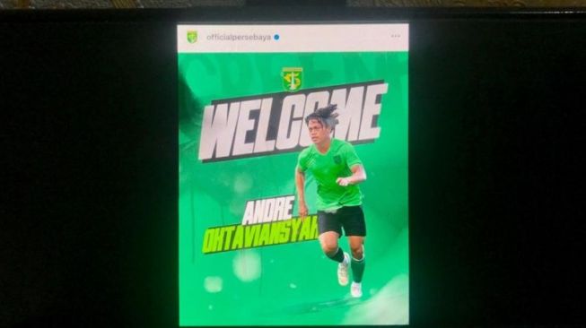 Persebaya Perkenalkan Andre Oktaviansyah Sebagai Rekrutan Perdananya