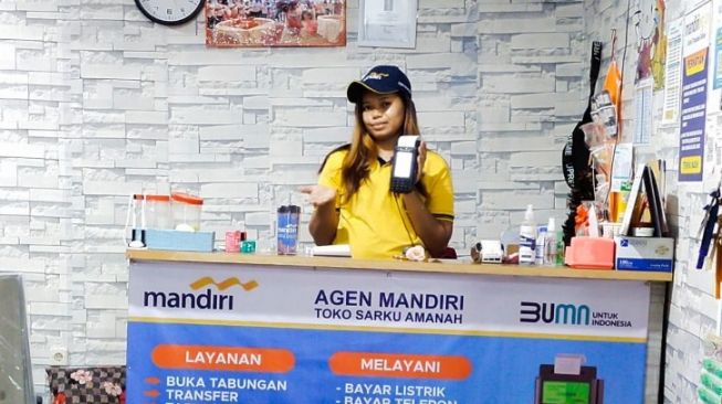 Berkomitmen untuk Beri Layanan Terbaik, Bank Mandiri Dorong Inklusi Keuangan Melalui Mandiri Agen