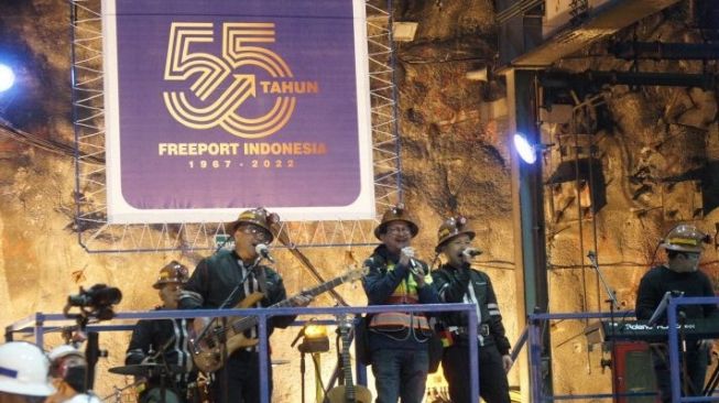 Konser Musik 1.220 Meter di Bawah Permukaan Tanah PT Freeport Dapat Rekor MURI