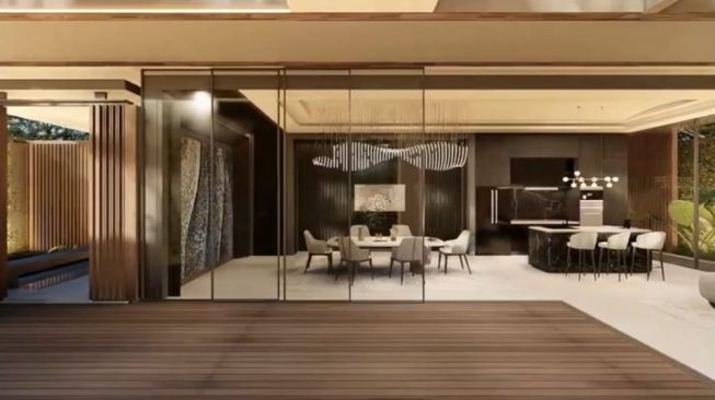 Desain rumah baru Ayu Ting Ting [YouTube: Angkasa Architects]