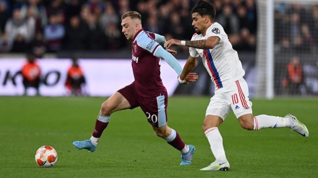 Hasil Perempatfinal Liga Europa: 10 Pemain West Ham Tahan Seri Lyon