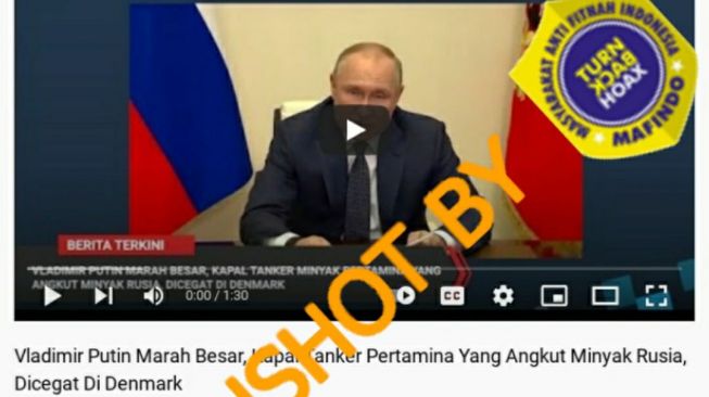 CEK FAKTA: Vladimir Putin Marah karena Kapal Pertamina dari Rusia Dicegat di Denmark, Benarkah?