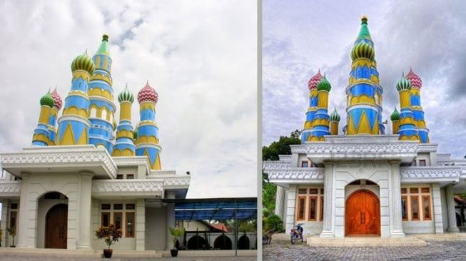 Uniknya Masjid An Nurumi Yogyakarta, Punya Kubah Warna Warni Mirip Katedral Santo Basil Rusia