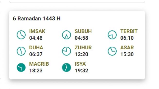 jadwal berbuka puasa di pekanbaru