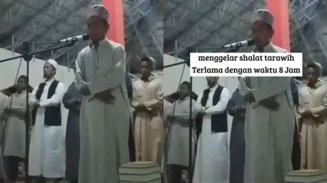 Viral Santri Salat Tarawih 8 Jam, Satu Rakaat Baca 1 Juz Alquran