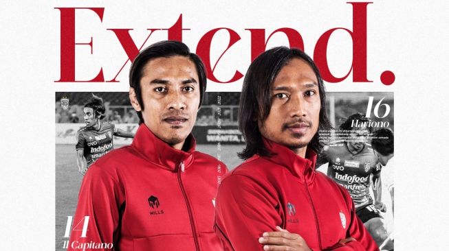 Kompsisi Jawara, Bali United Resmi Kontrak 3 Pemain Termasuk Fadil Sausu Dan Hariono