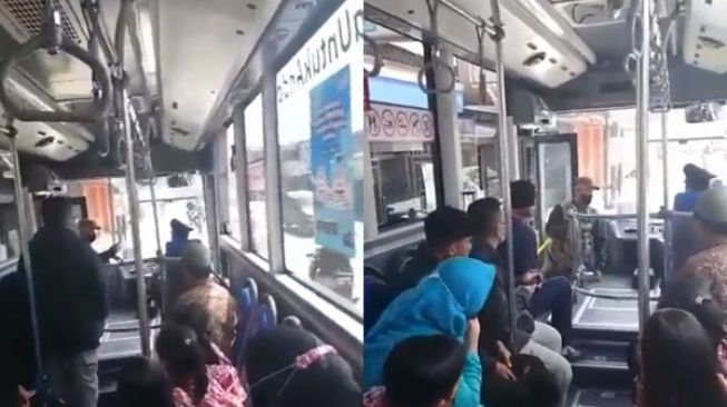 Viral Video Penumpang Bus Trans Metro Bandung Dipaksa Turun, Begini Penjelasan Dishub Kota Cimahi