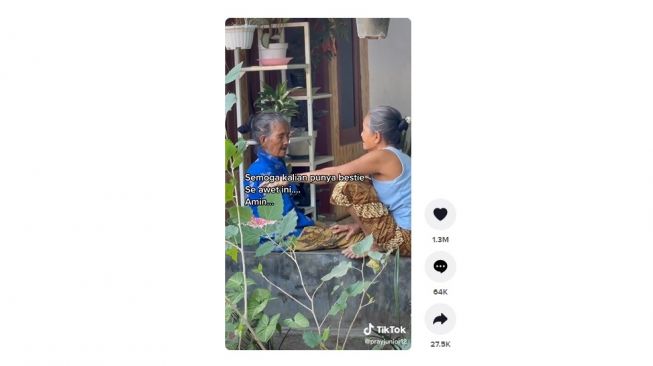 Nenek bersahabat selama 75 tahun. [TikTok]