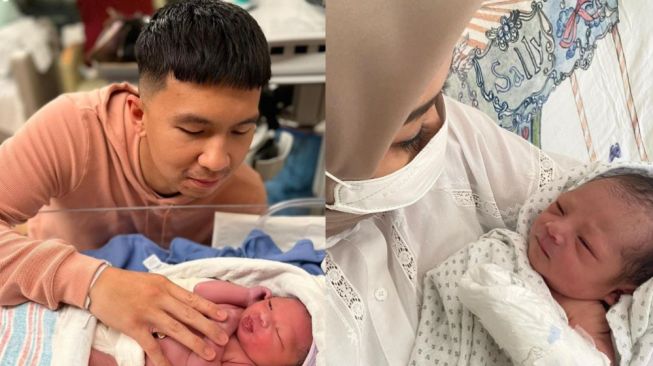 8 Momen Detik-Detik Nikita Willy Melahirkan, Paras Baby Izzy Ganteng Bingits