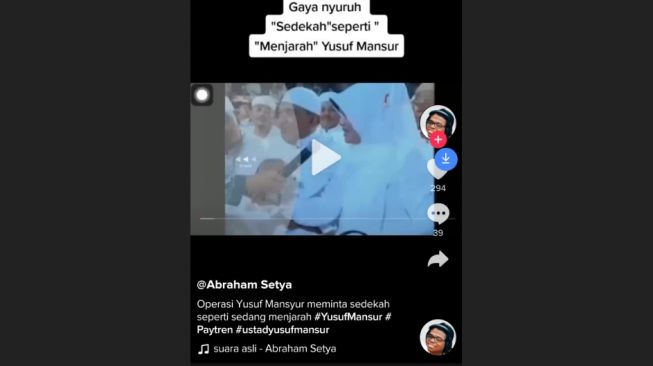 VIRAL! Video Ustadz Yusuf Mansur Rampok Jamaah Berkedok Sedekah, Warganet Heran: Rampok Syariah