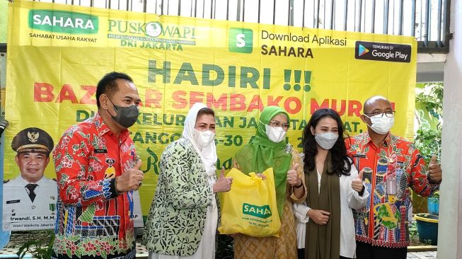 Sembari Jalankan Program Sembako Murah, Sahara Renovasi Warung Warga Binaan di Jakpus