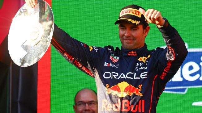 Sergio Perez Raih Posisi Kedua di F1 GP Australia 2022, Jadi Podium Perdananya untuk Tahun Ini