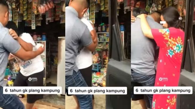 Keluarga akhirnya pulang kampung setelah 6 tahun merantau, tuai reaksi haru. (Instagram/@viralkak)