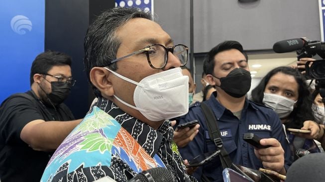 Direktur Jenderal SDPPI Kominfo, Ismail, pada Selasa (12/4/2022), mengatakan peralihan ke tv analog akan digelar tanpa timbulkan gejolak di masyarakat. [Suara.com/Dicky Prastya]