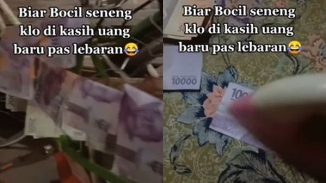 Viral Uang Dicuci dan Disetrika Demi Terlihat Baru saat Lebaran (instagram/kepoin_trending)