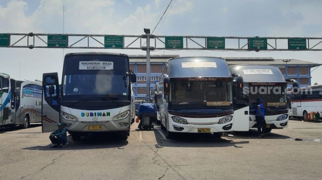 Penumpang Bus di Bekasi Mulai Melonjak Jelang Mudik Lebaran 2022