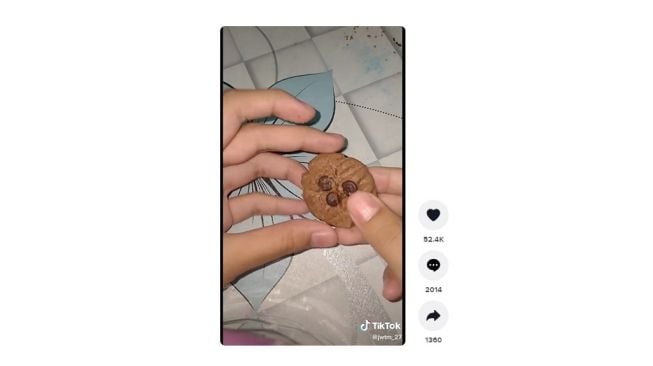 Kue kering tahan banting. [TikTok]