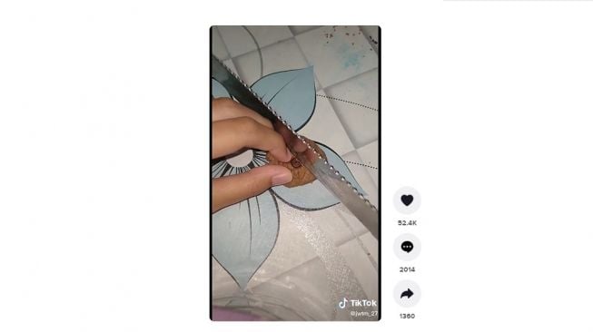 Kue kering tahan banting. [TikTok]