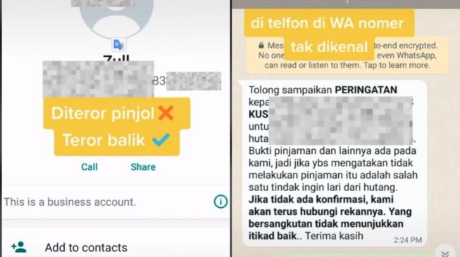 Diteror Pinjol Padahal Tak Utang, Perempuan Ini Lakukan Trik Serangan Balik Bikin Pelaku Kicep