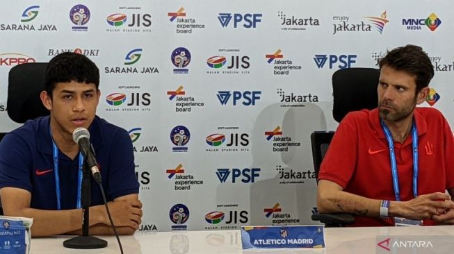 Hajar Bali United di IYC 2021, Pelatih Atletico Madrid Akui Pertandingan Tidak Mudah