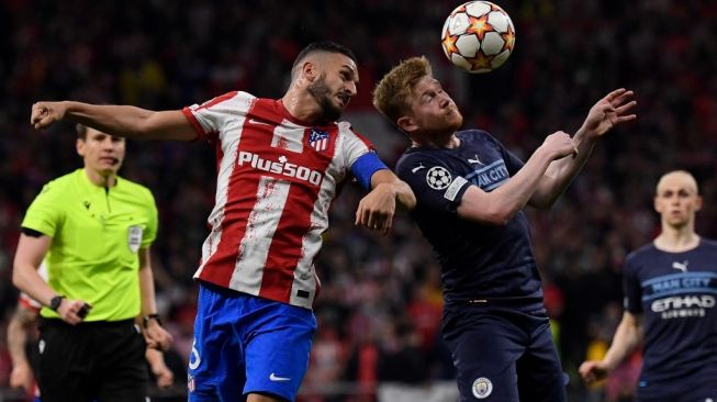 Atletico Madrid Disingkirkan Manchester City di 8 Besar, Koke: Fans Atleti Patut Bangga