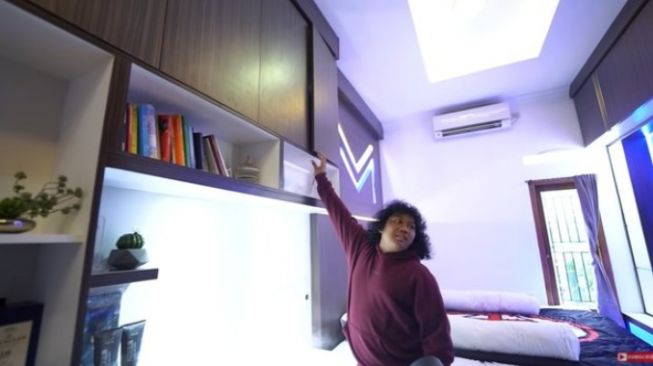 Kamar Mewah Marshel Widianto. (YouTube/Arief Muhammad)