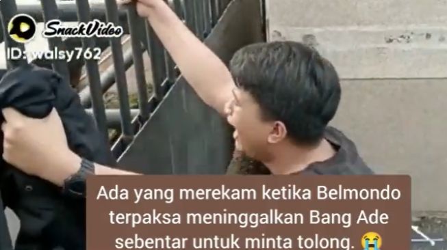 Beredar Video Belmondo Scorpio Nangis Teriak ke Polisi di Gedung DPR: Pak Tolong, Ade Armando Dipukuli