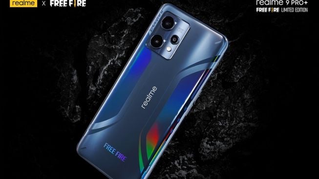 Realme 9 Pro+ Free Fire Limited Edition diluncurkan ke Indonesia pada Kamis (14/4/2022). [Realme Indonesia]