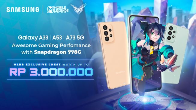 Mobile Legends Kasih Skin Gratis ke Pembeli HP Samsung Galaxy A53 dan A33