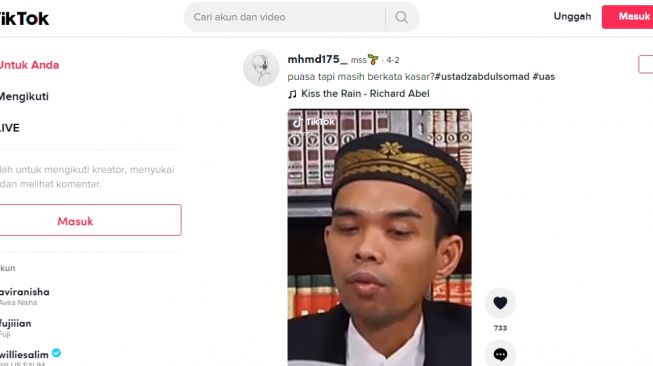 Tangkapan layar video. [TikTok/@mhmd175_]