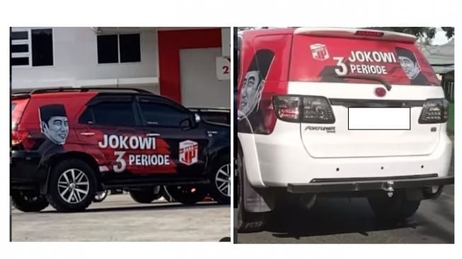 Toyota Fortuner berlivery Jokowi 3 periode bikin resah publik (Instagram)