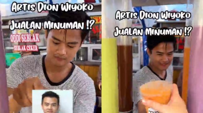 Wajahnya Mirip Artis Dion Wiyoko, Penjual Thai Tea di Jakarta Ini Jadi Sorotan