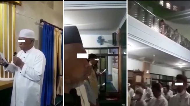 Viral Jemaah Bareng-bareng Nyanyikan Indonesia Raya Sebelum Mulai Salat Tarawih, Publik: Aliran Apa Ini?