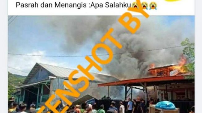 CEK FAKTA: Warga Bakar Warung Makan di Klaten karena Berjualan di Bulan Puasa, Benarkah?