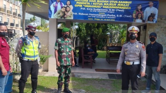 Delapan Gereja Dijaga Ketat, Polisi Pastikan Ibadah Jumat Agung di Belitung Aman dan Kondusif