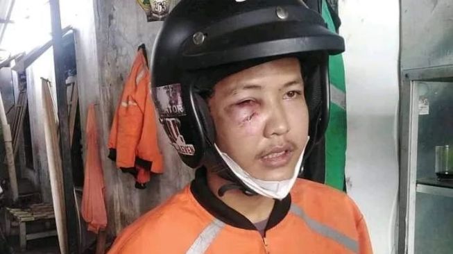 Driver Ojol Ini Ngaku Digebuki Klithih, Ternyata Hoaks karena Takut Istri