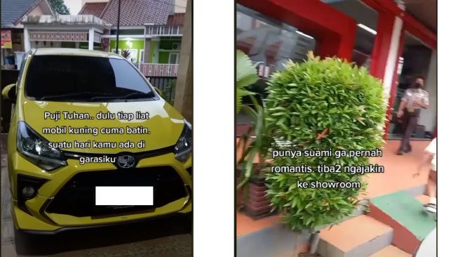 Tak Pernah Romantis, Istri Dapatkan Kejutan Mobil Tak Terduga dari Suami