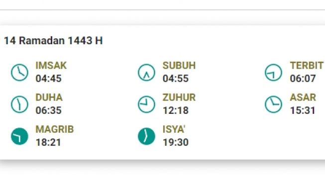 Jadwal berbuka puasa di Pekanbaru