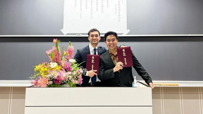 Potret Jerome Polin Wisuda di Jepang (Instagram/@jeromepolin)